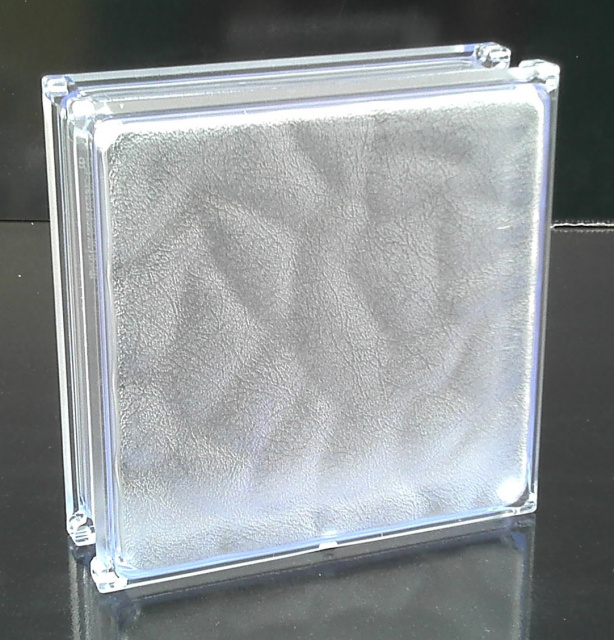 Acrylic Glass Block Clear 6" L x 6" W x 3" H 